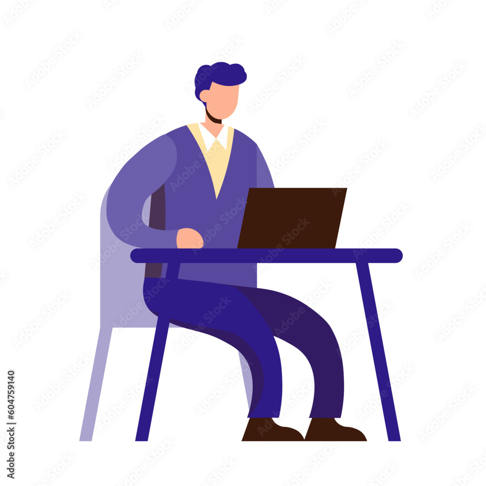 Business Man Working Business Man Working