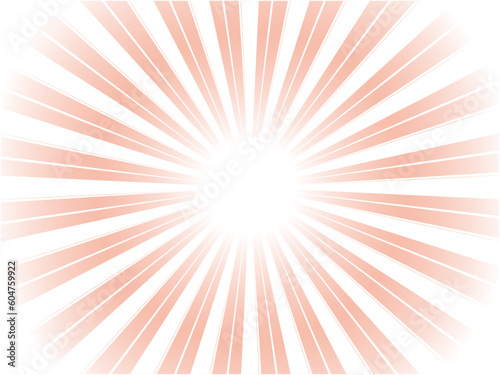 光り輝く太陽光線イメージの抽象的背景_レッド