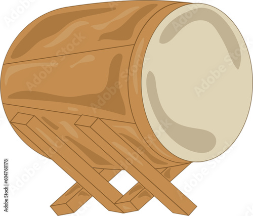 Mosque drum Eid Al-Adha Illustration