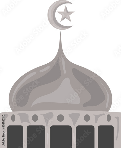 Mosque Eid Al-Adha Illustration