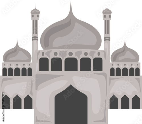 Mosque Eid Al-Adha Illustration