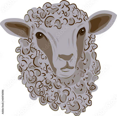 Sheep Eid Al-Adha Illustration