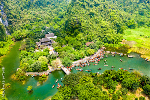 Trang An Scenic Landscape Complex is a World Cultural and Natural Heritage site in Viet Nam