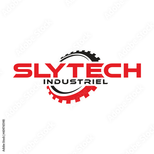 Abstract auto parts, garage, industrial Logo Design Template