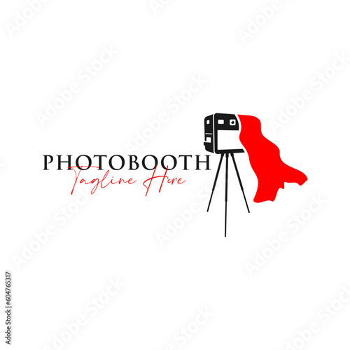 photobooth vector illustration logo design