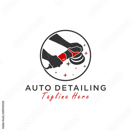 auto detailing vector illustration logo