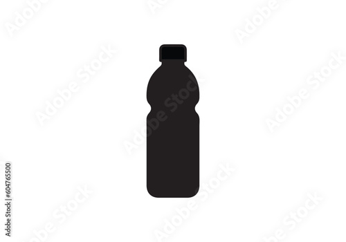  bottle logo design on a white background