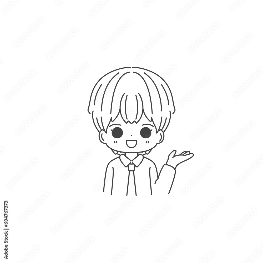 doodle officer's daily life on transparent background png file doodle officer's daily life on transparent background png file