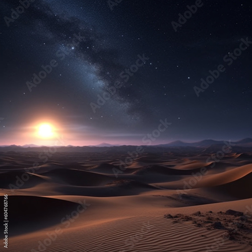 sunrise over the desert, sunset the desert