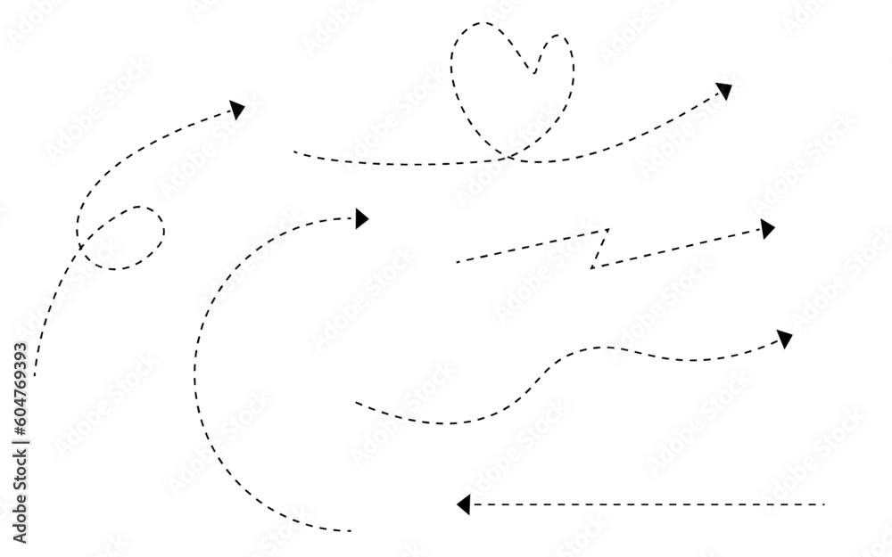 Path-Based Arrow Vector Path-Based Arrow Vector