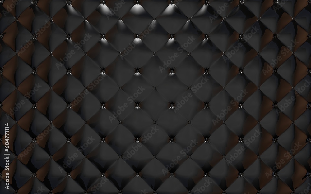 luxury background, Black Leather Sofa Texture ,3D rendering luxury background, Black Leather Sofa Texture ,3D rendering