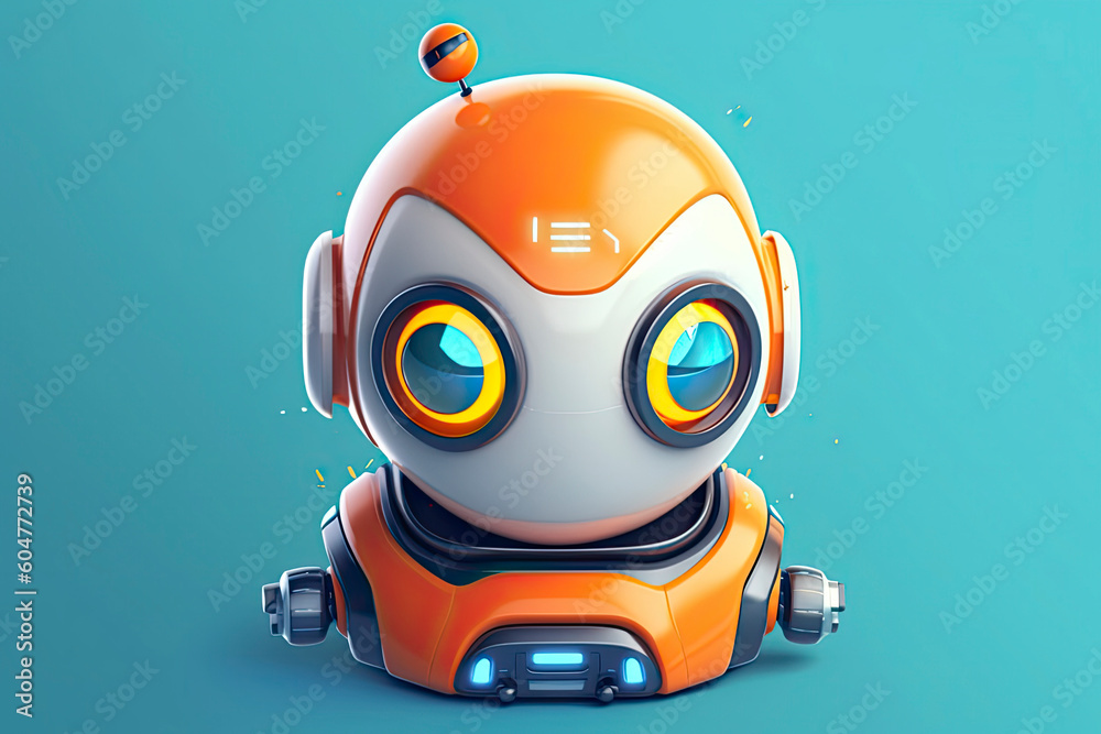 Robot icon. Chat Bot sign for support service concept.AI Generative Robot icon. Chat Bot sign for support service concept.AI Generative