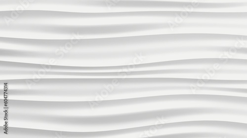 Abstract White wave Background 