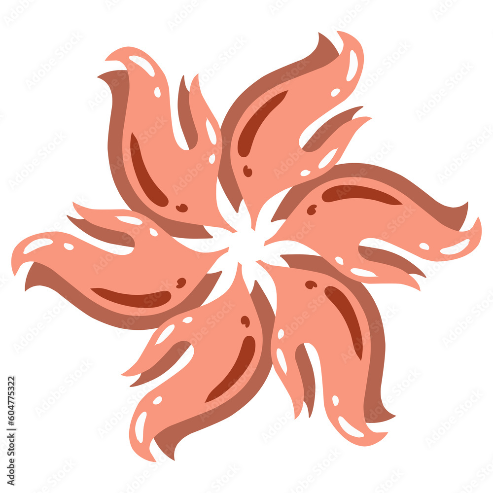 Fototapeta premium Abstract design flat element illustration