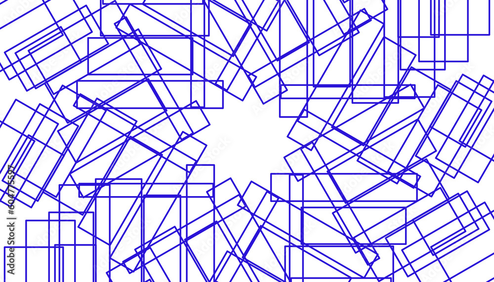 Obraz premium Illustration of an abstract background in blue shades