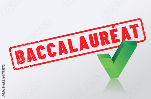 tampon résultat du bac - baccalauréat accepté