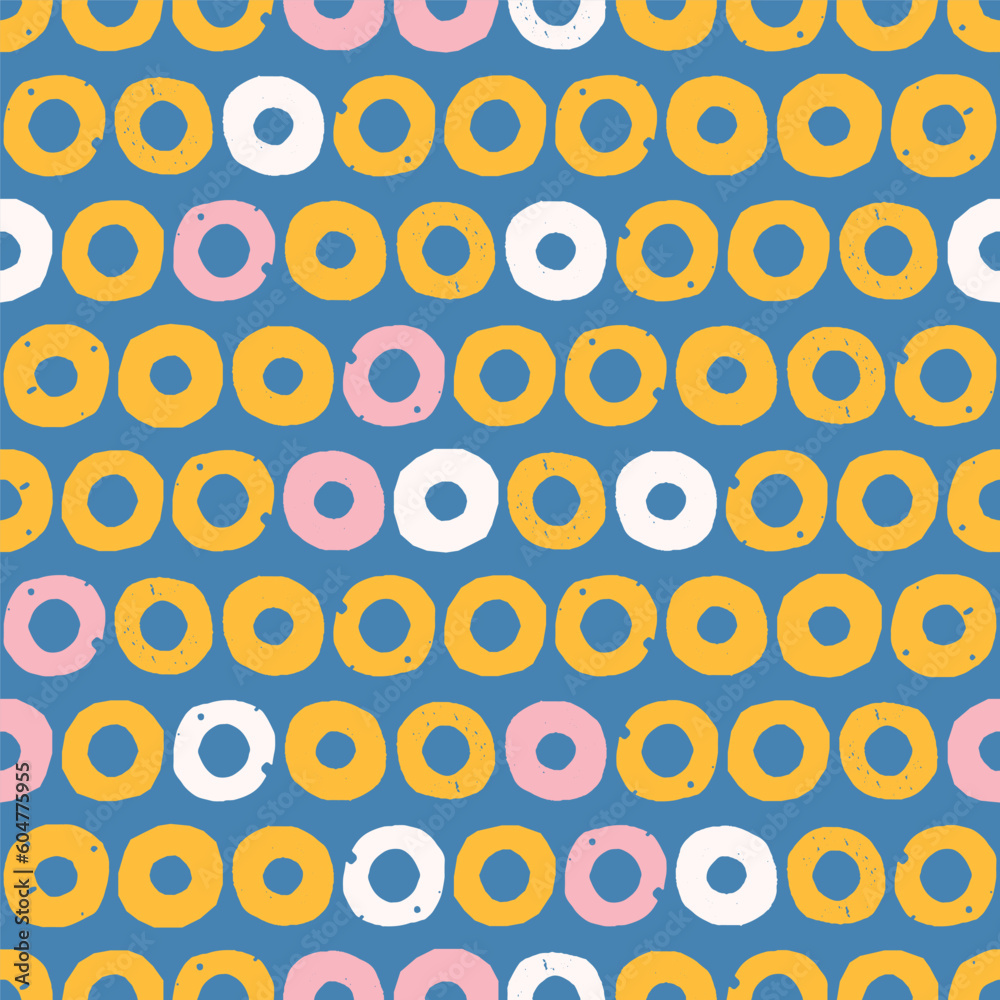 Seamless pattern with circles. Vector background, print, design Seamless pattern with circles. Vector background, print, design