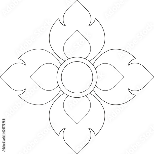 Beautiful floral line on white background in flat style. for wedding invitations and greeting cards original pastel decoration on light background.