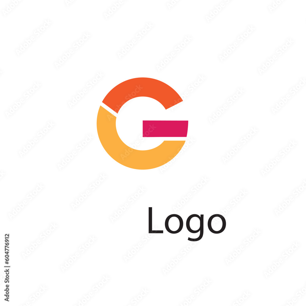 Initial G letter luxury beauty flourishes ornament monogram logo Swoosh Letter Logo Design for business and company identity. Water Wave G Logo with modern trendy