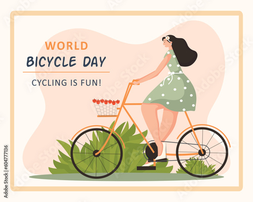 UX UI Design Kits. World Bicycle day