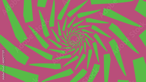 Optical illusion Psychedelic pattern hypnotic surreal abstract background Vector illustration © Dipak