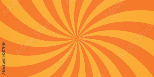 abstract orange sun ray background. Abstract sunburst pattern background. Orange starburst ray. used for the web,banner and cartoon etc. top view.