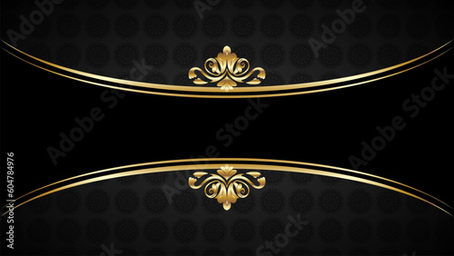 Premium card with gold elements
