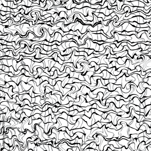 The texture imitates fluctuations of any environment with wavy lines.