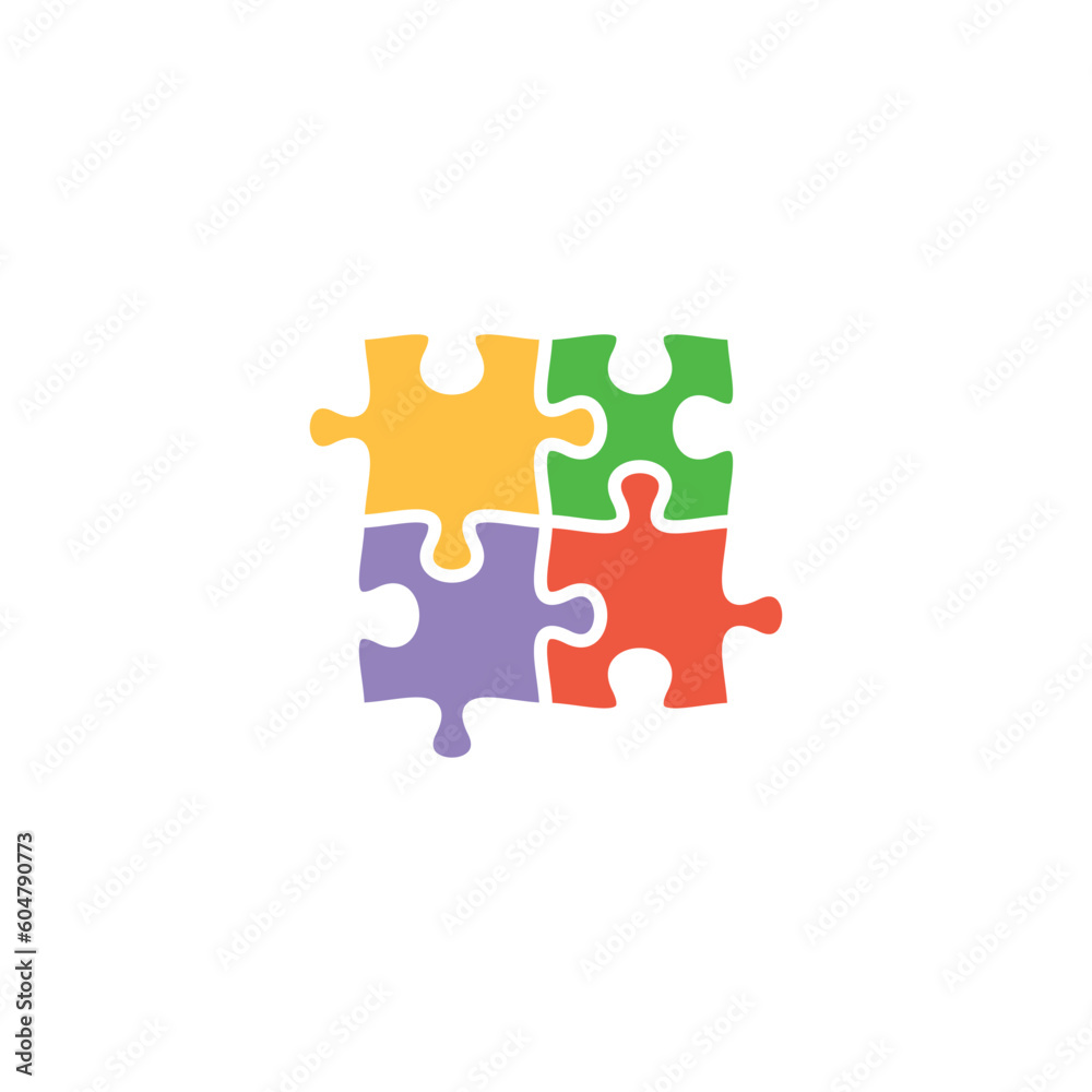 Symbol or emblem for Autism world awareness day vector illustration isolated. Symbol or emblem for Autism world awareness day vector illustration isolated.