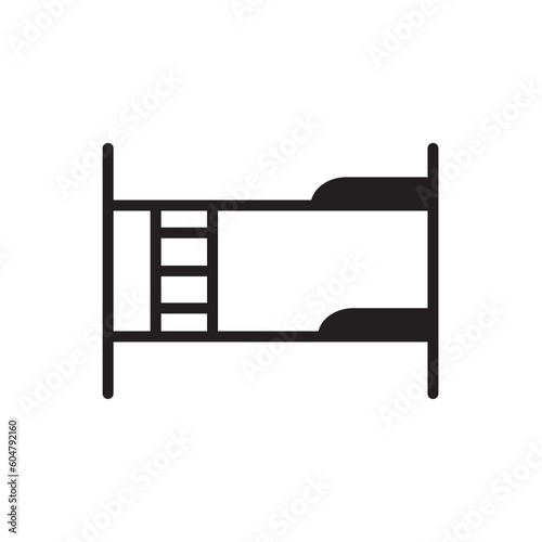 bed bunkbeds home icon