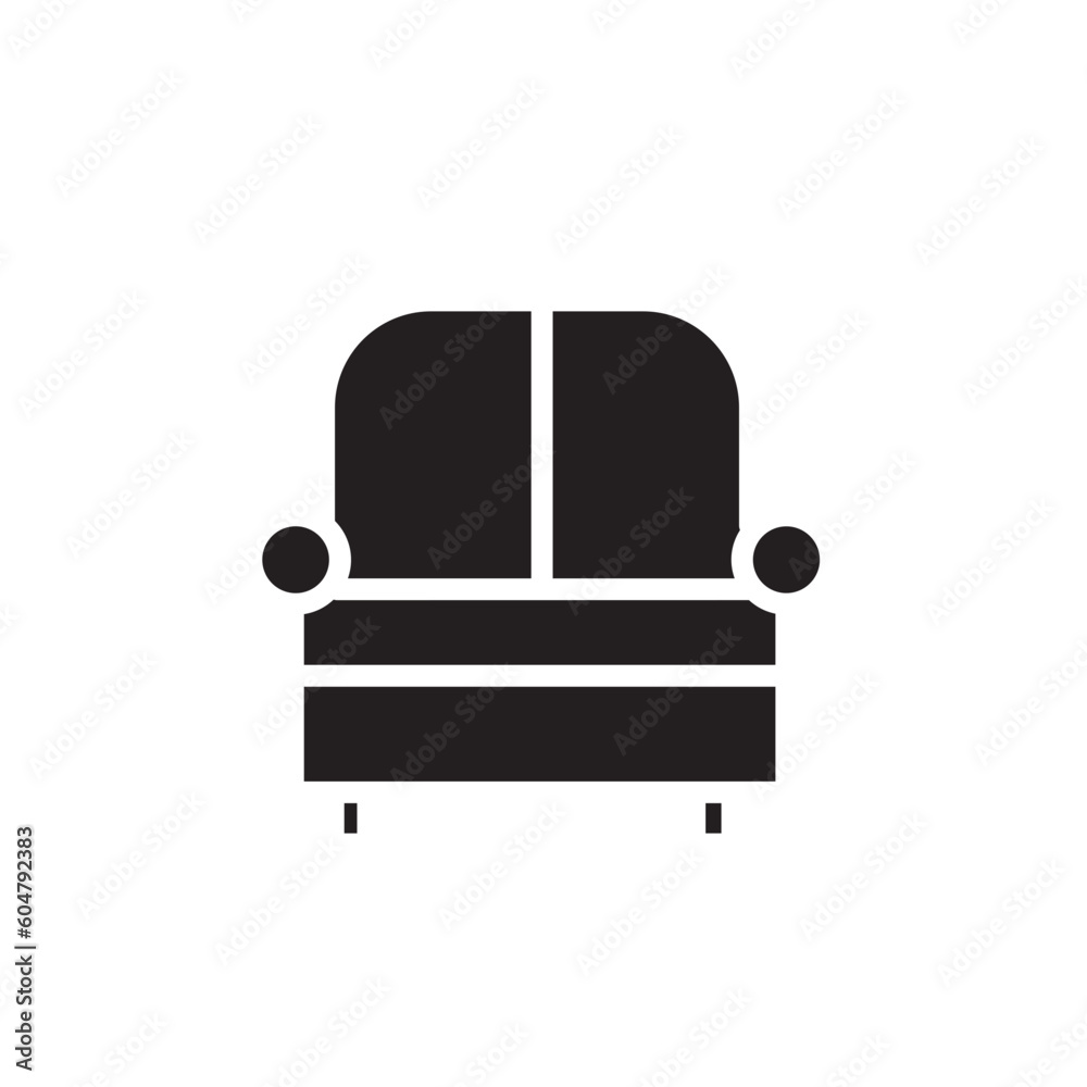 couch fabric home icon couch fabric home icon