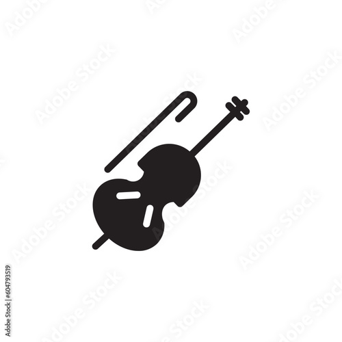 bow cello music icon