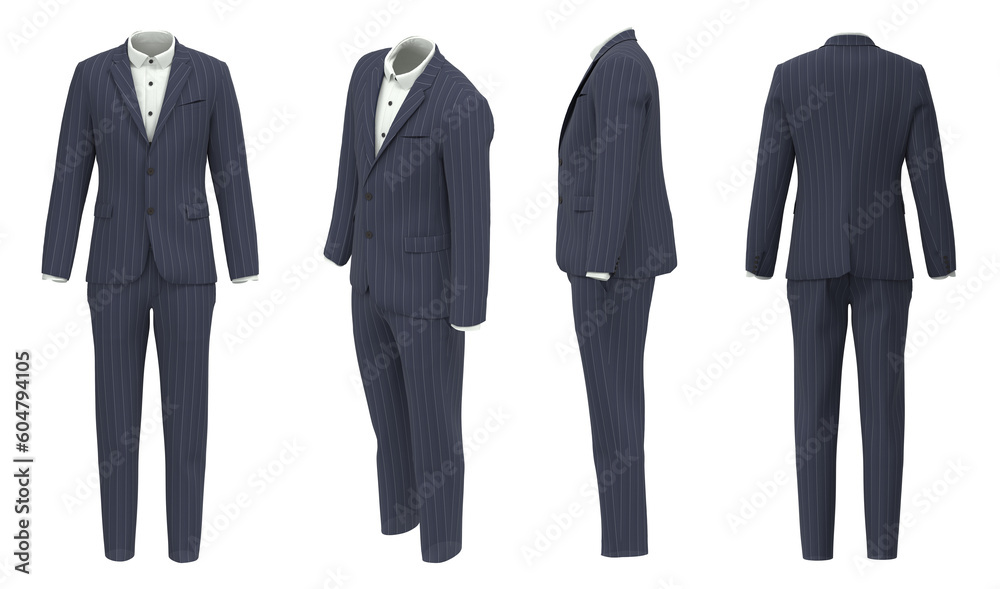 Man suit isolated on white Man suit isolated on white