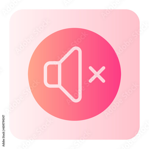 mute glyph icon