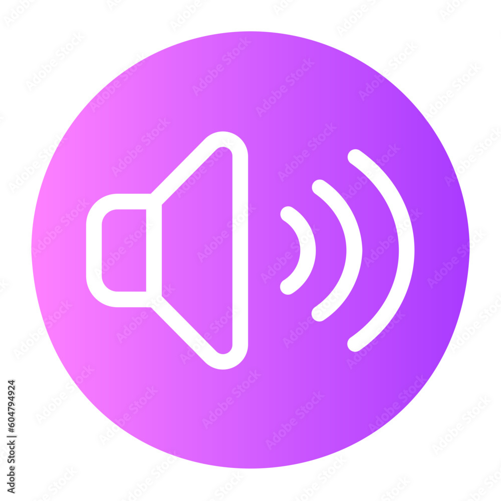 volume gradient icon volume gradient icon