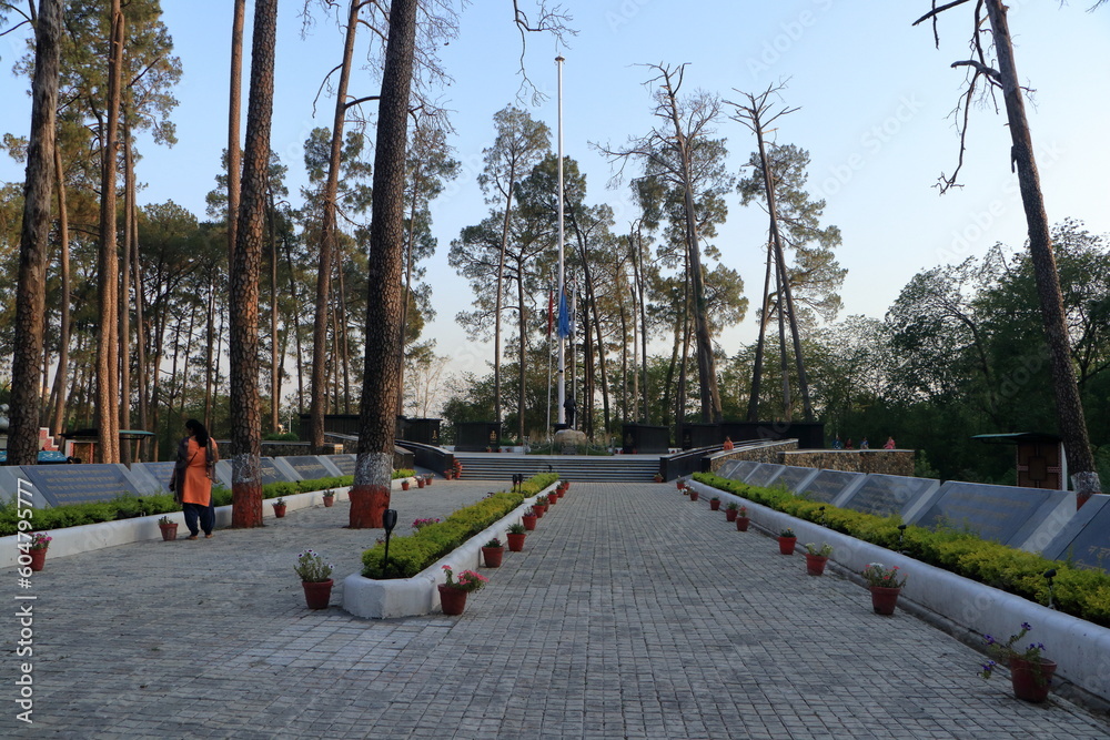 This War Memorial will consist of seven pillars on which the name of more than 1400 martyrs will be carved.  Since World War-I, the land of Uttarakhand has given birth to thousands of warriors.