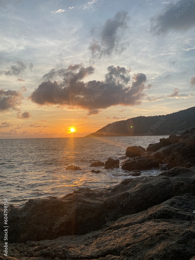 Obraz premium beautiful sunset