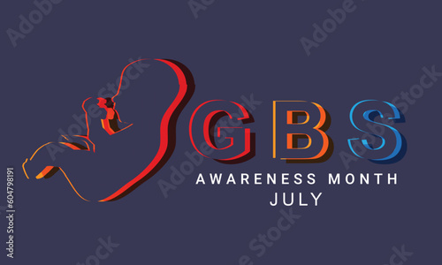 Group B Streptococcus awareness month. background, banner, card, poster, template. Vector illustration.