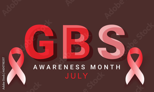 Group B Streptococcus awareness month. background, banner, card, poster, template. Vector illustration.