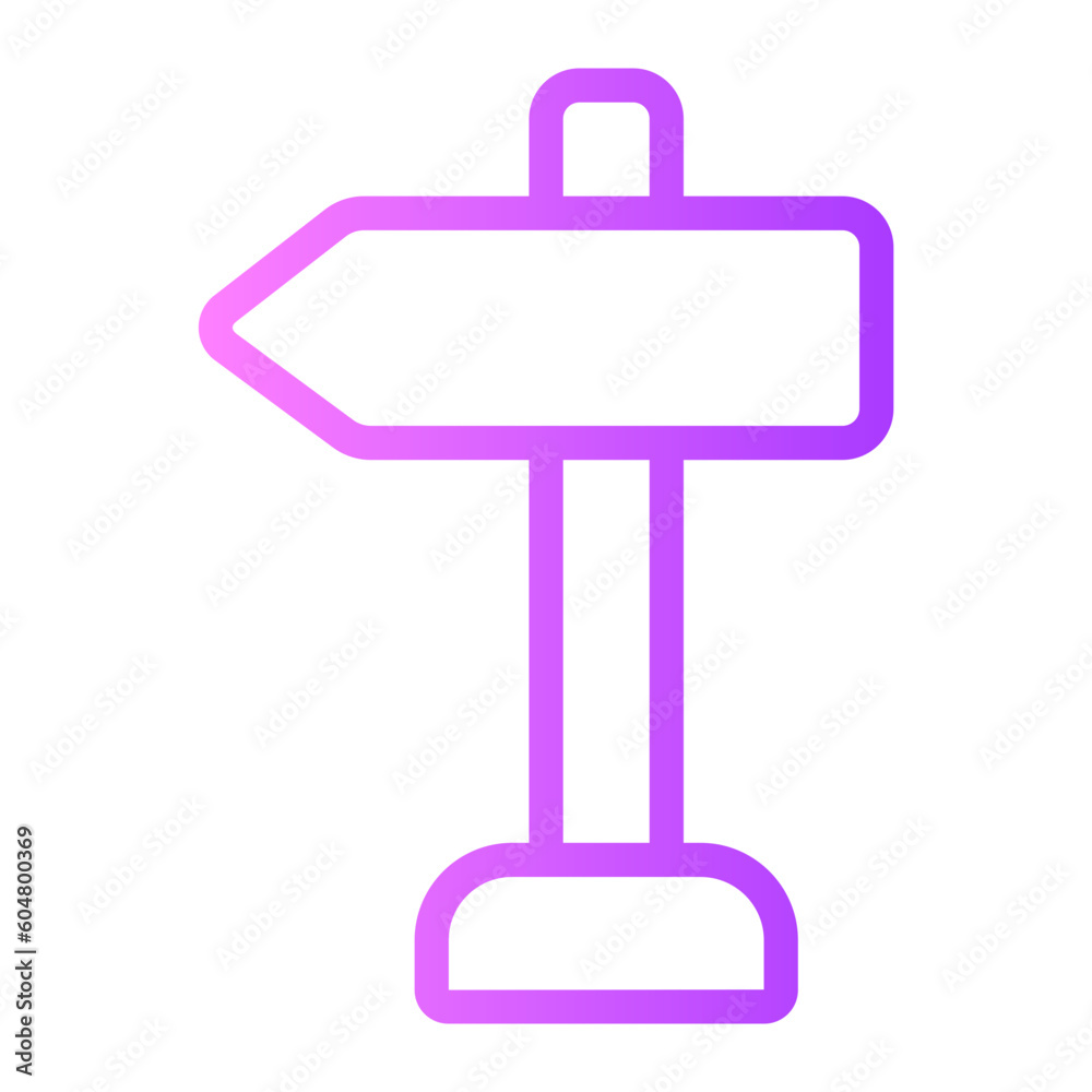 sign gradient icon sign gradient icon
