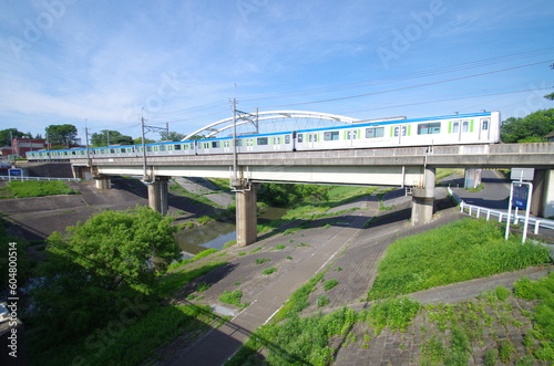 東武野田線と運河