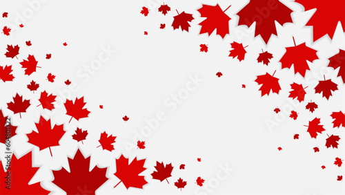 Fotografiet Canada day, Canada Country flag and symbols National Canada day Background firew