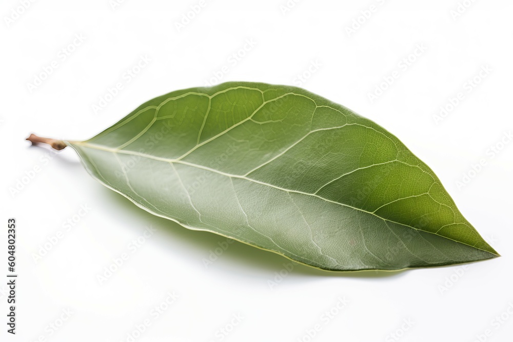 Obraz premium Green leaf isolated. Generate Ai