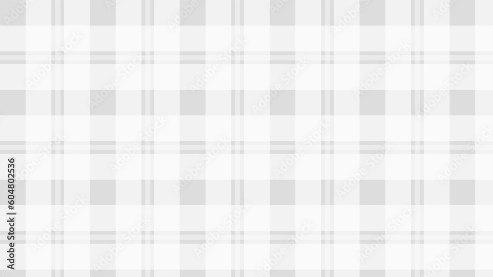 White and light grey plaid fabric texture White and light grey plaid fabric texture