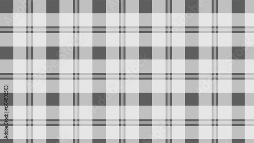 White and dark grey plaid fabric texture