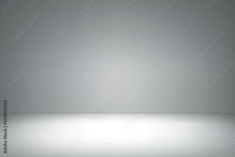 Empty studio room background with spotlight.