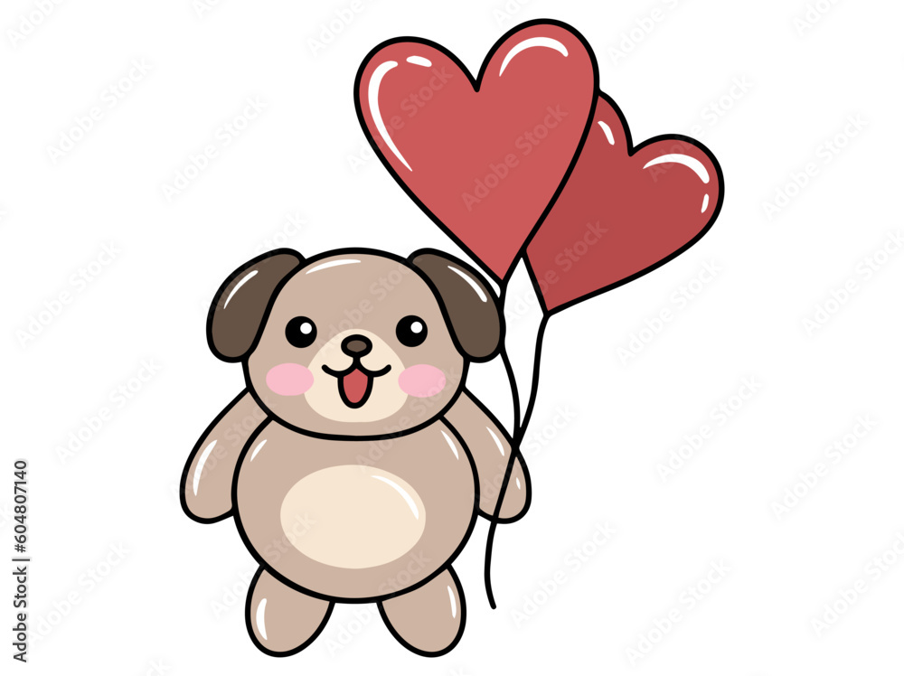 Dog Cartoon Cute for Valentines Day
Dog Cartoon Cute for Valentines Day