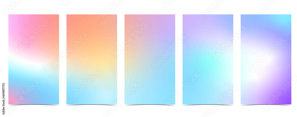 rainbow gradient for social media background