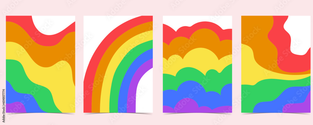 rainbow vivid background for pride month