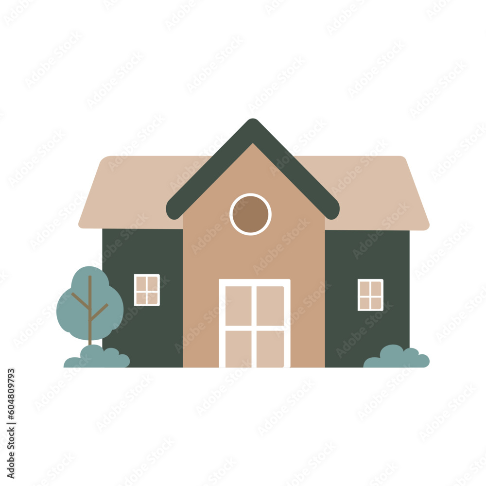 Fototapeta premium House vector illustration. Real Estate concept.Home loan